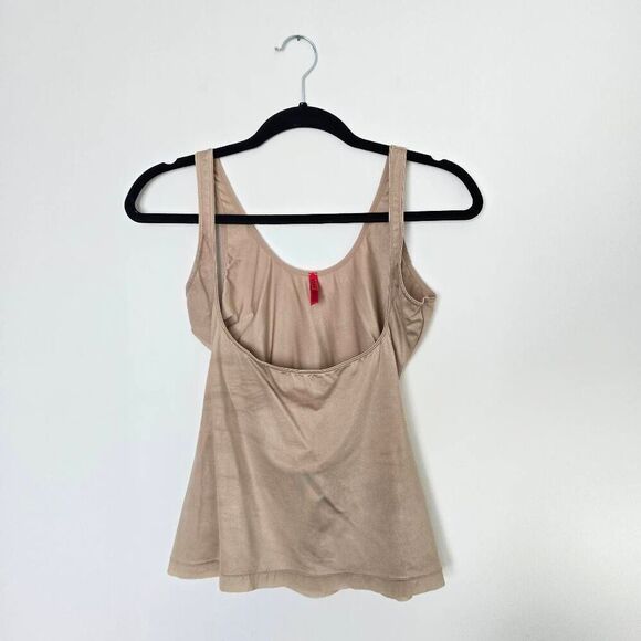Spanx Open Bust Tank Top Shapewear Nude Cami Womens Size XL - Picture 1 of 6